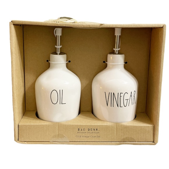 Rae Dunn Other New Vhtf Rae Dunn Oil Vinegar Cruet Set Poshmark